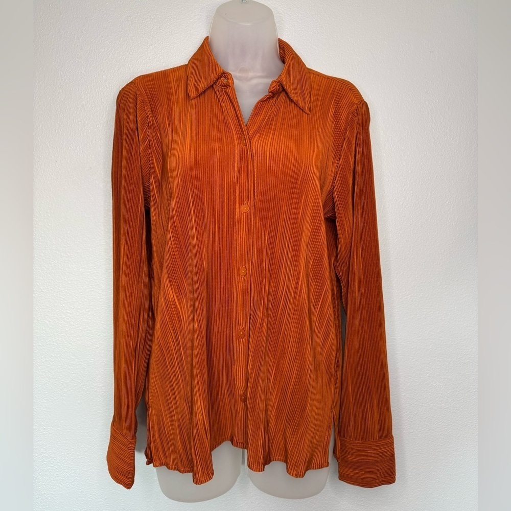 Abercrombie&Fitch Bronze Button Up Long Sleeve NWT Size XS #0446